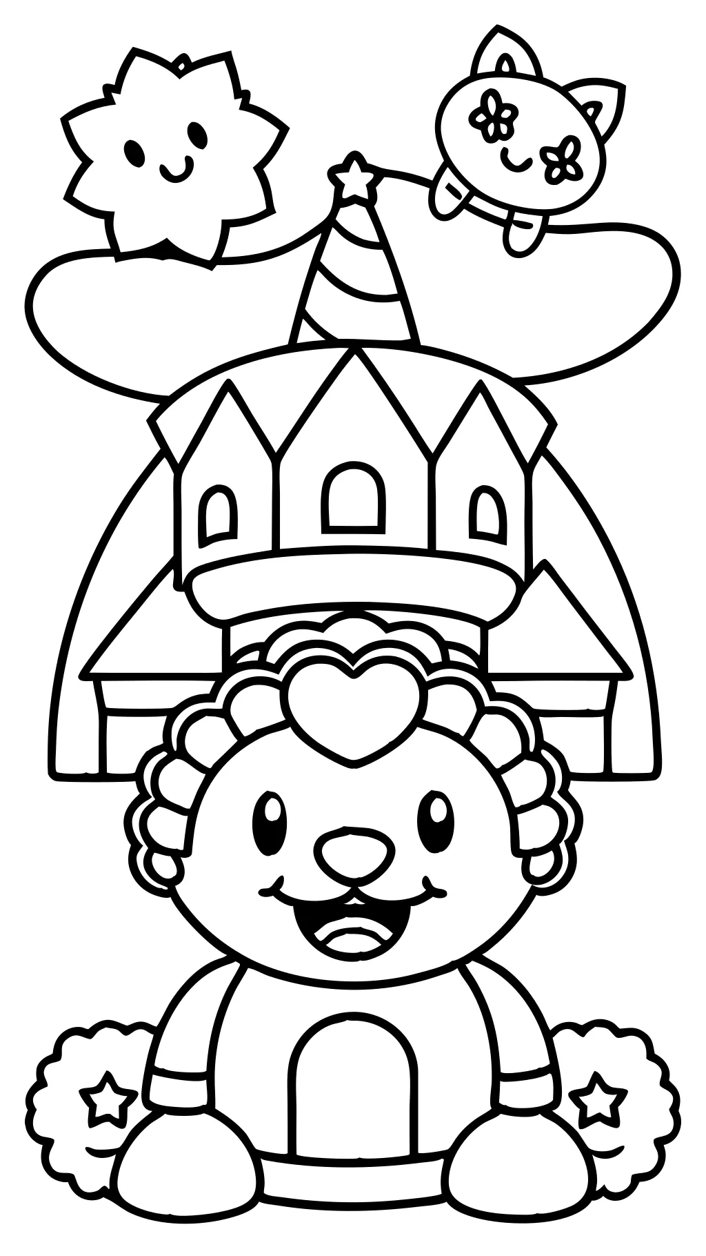 clip art coloring pages